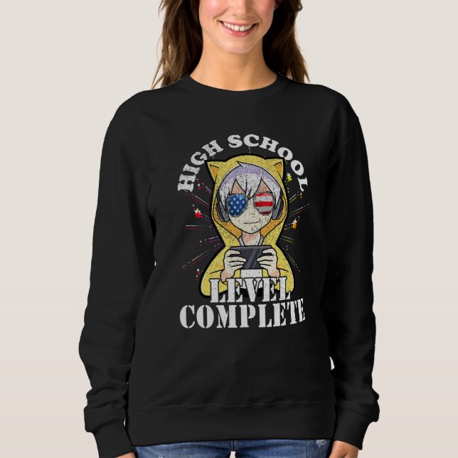 2022 High School Graduation Gamer Sunglasses Ameri Sweatshirt (Front)