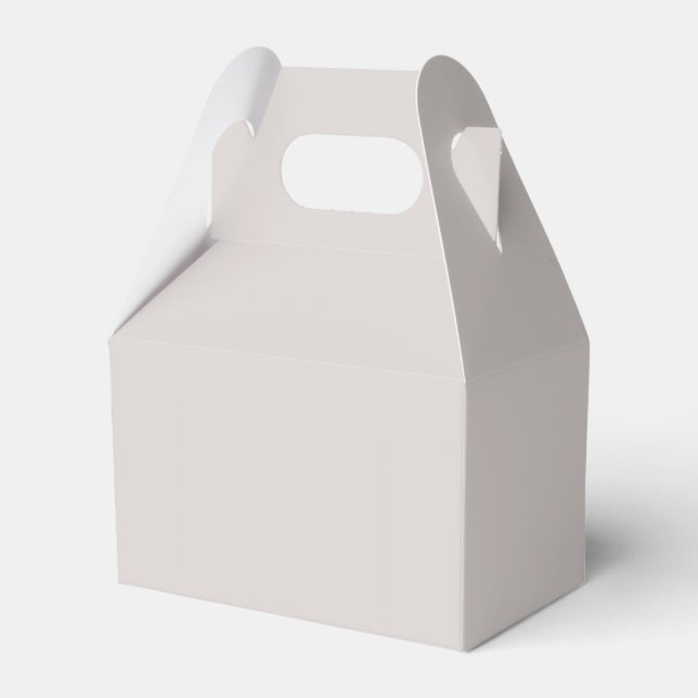 2022 Hint of Violet interior design trend colour.  Favor Box (Front Side)