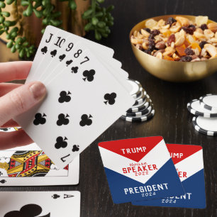 2022 House Speaker Trump President 2024 Playing Cards