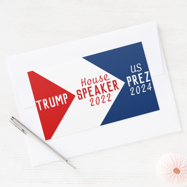 2022 House Speaker Trump President 2024 Sticker (Envelope)