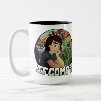 2022 IFComp Two-Tone Large Coffee Mug