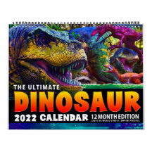 2022 KIDS DINOSAUR WALL CALENDAR:  Advent