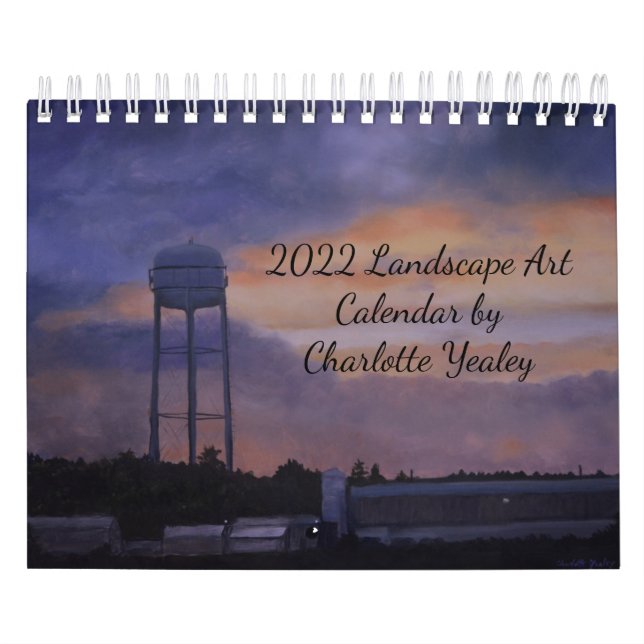 2022 Landscape Art Calendar by Charlotte Yealey  (Cover)