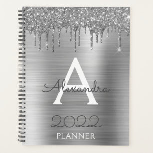 2022 Pailleté Argenté Glam Monogramme Moderne