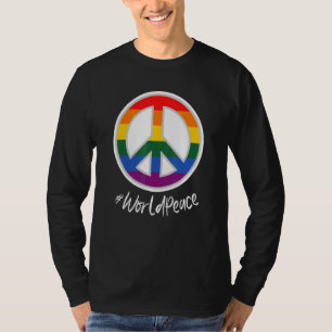 2022 Peace Global Peace International Unity Love P T-Shirt