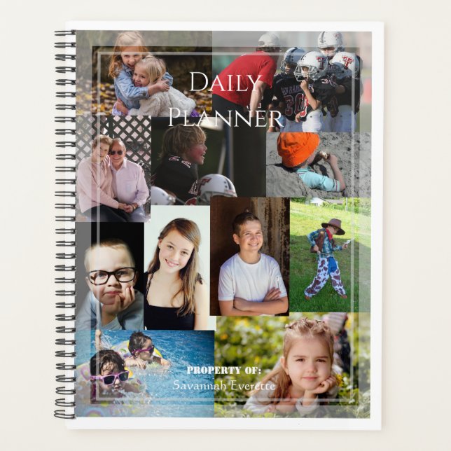 2022 Photo Daily Planner - 11 Photo (Devant)