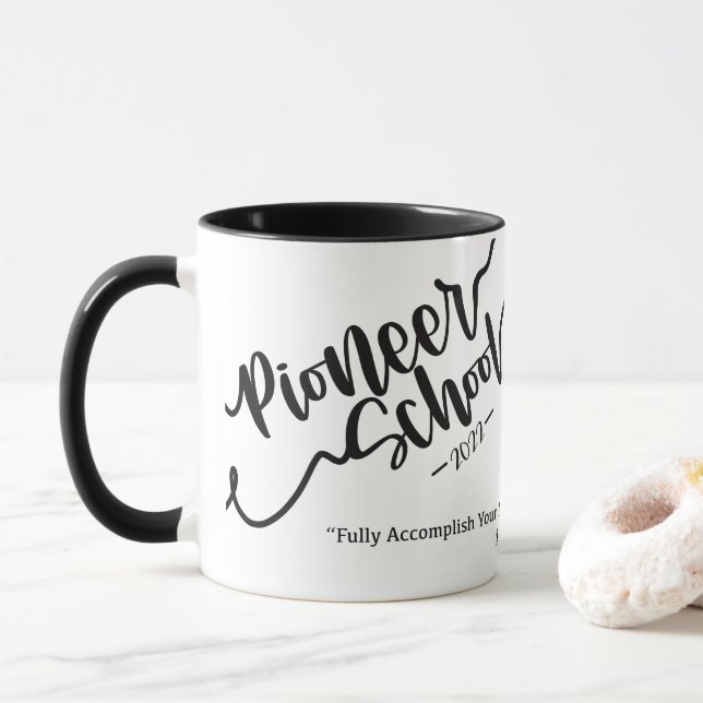 2022 Pioneer School Personalized Mug (With Donut)