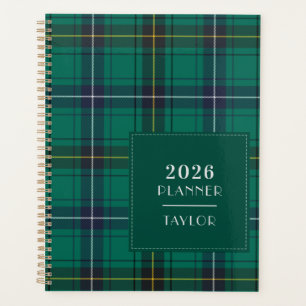 2022 Plaid Clan Henderson Tartan Chequered Planner