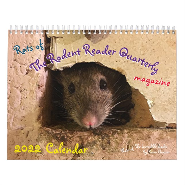 2022 Rats of The Rodent Reader Calendar  (Cover)