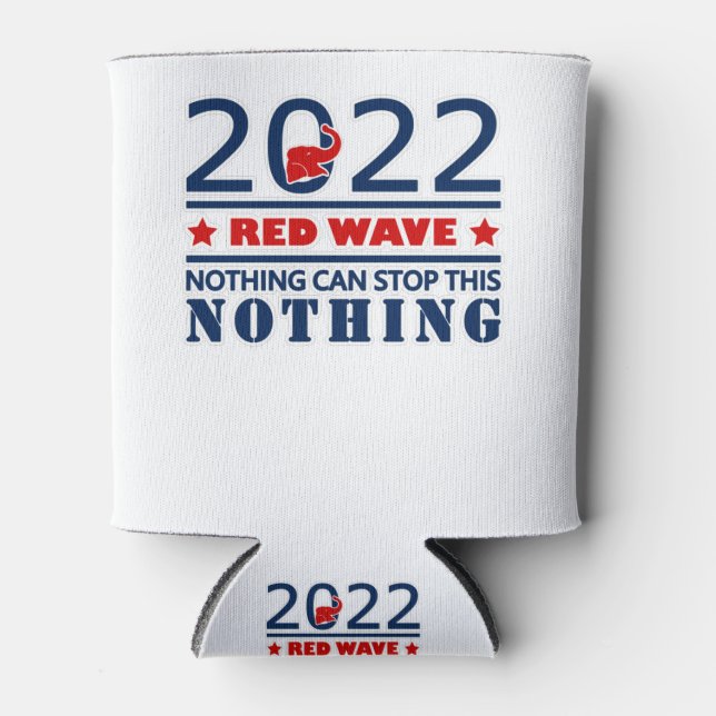 2022 RED WAVE CAN COOLER (Front)