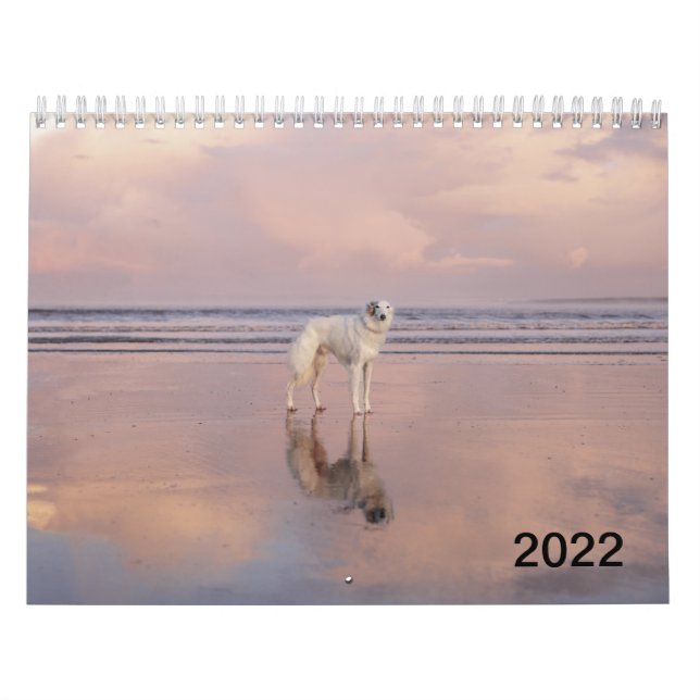 2022 Silken Windhounds (Standing) Calendar (Cover)