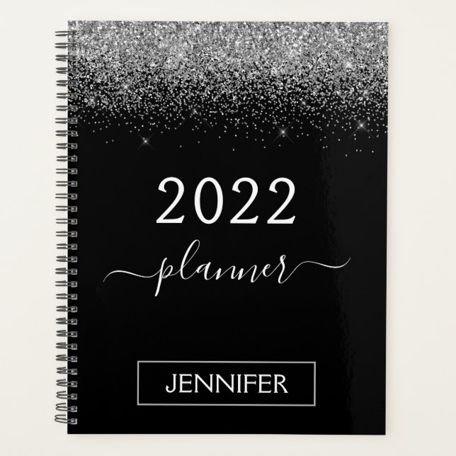 2022 Silver Black Parties scintillant Monogramme G (Devant)