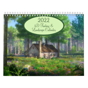 2022 SilverWebForge 3D Fantasy & Landscape Calendar