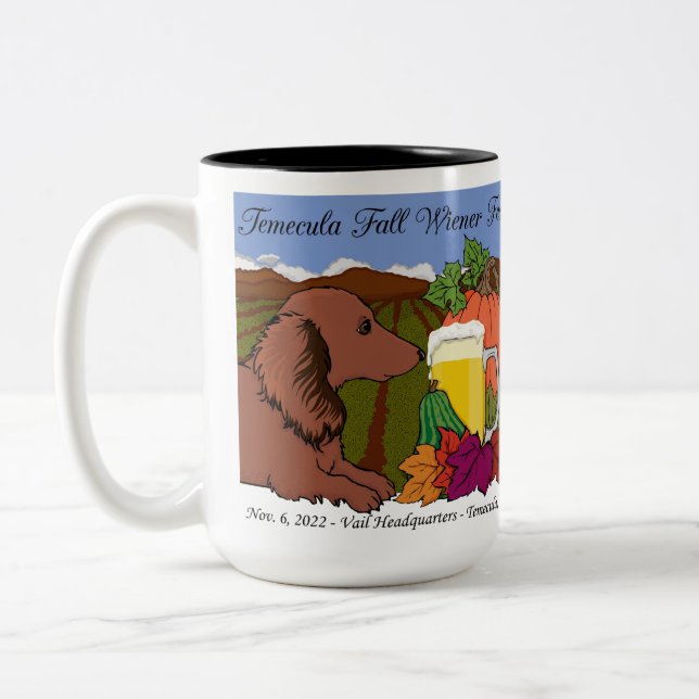 2022 Temecula Fall Wiener Fest - Mugs & Cups (Left)