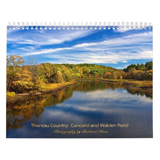 2022 Thoreau Country: Walden Pond-Concord Calendar (Cover)