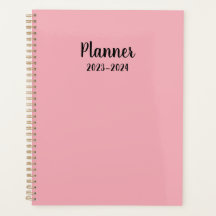 2023-2024  pink Monthly/Weekly Planner