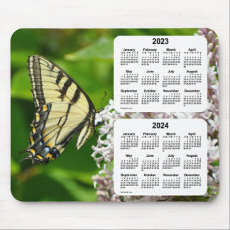 2023-2024 Swallowtail Butterfly Calendar by Janz Mouse Pad