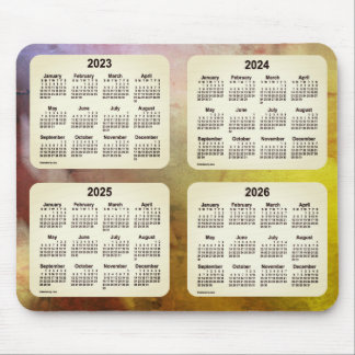 2023-2026 Sun Spots 4 Year Calendar by Janz Mouse Pad