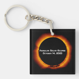 2023 Annular Solar Eclipse Keychain