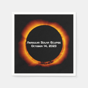 2023 Annular Solar Eclipse Napkin
