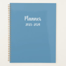 2023 blue Monthly/Weekly Planner