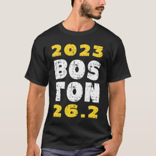 2023 Boston 26 2 Miles Running Training Qualifier  T-Shirt