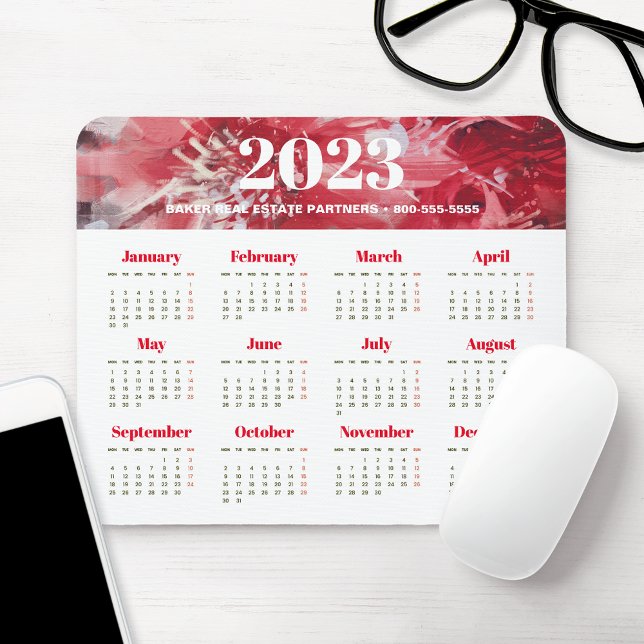 2023 Business Calendar Mouse Pad (Creator Uploaded)