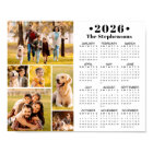 2023 Calendar 6 Photo Collage Personalized Poster