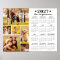 2023 Calendar 6 Photo Collage Personalized Poster