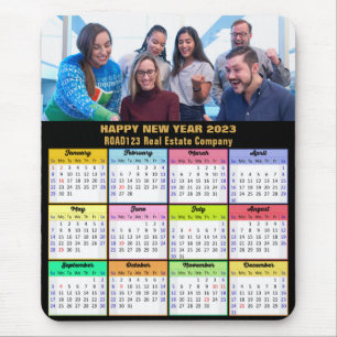 2023 Calendar Business Photo Custom Modern Mouse Pad