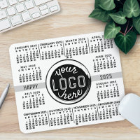 2023 Calendar Custom Business Logo Text Easy White
