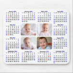 2023 Calendar Custom Photo Modern Minimalist Mouse Pad<br><div class="desc">2023 Calendar Custom 4 Photo Modern Minimalist Mouse Pad. All the texts are pre-arranged for you to personalize easily and quickly with your own details.</div>