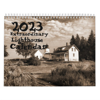 2023 Calendar- Extraordinary Lighthouse Calendar