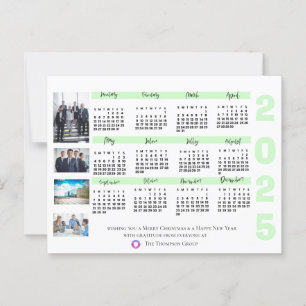 2023 Calendar Photo Corporate Christmas New Year Postcard