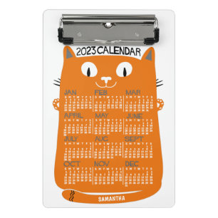 2023 Calendar (See Description for New Version) Mini Clipboard