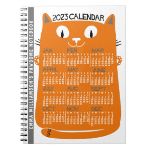 2023 Calendar (See Description for New Version) Notebook