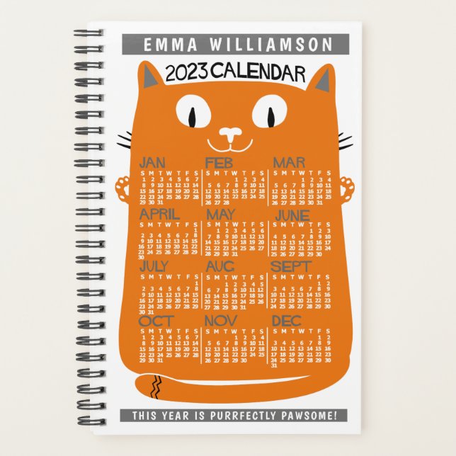 2023 Calendar (See Description for New Version) Planner (Front)
