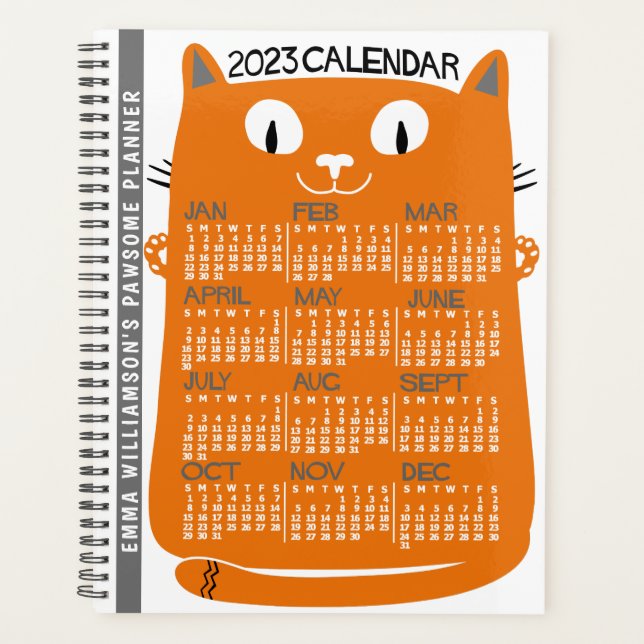 2023 Calendar (See Description for New Version) Planner (Front)