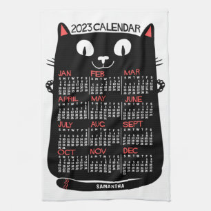 2023 Calendar (See Description for Newest Version) Kitchen Towel