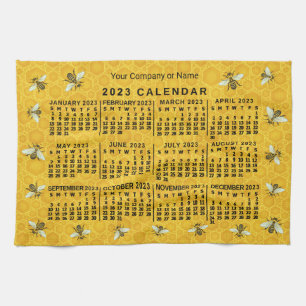2023 Calendar (See Description for Newest Version) Kitchen Towel