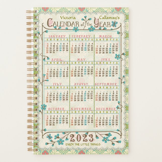 2023 Calendar (See Description for Newest Version) Planner (Front)