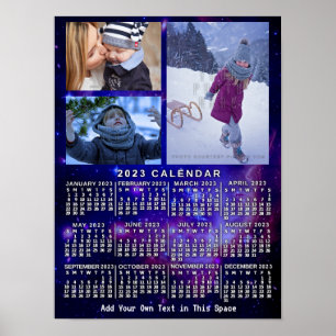 2023 Calendar (See Description for Newest Version) Poster