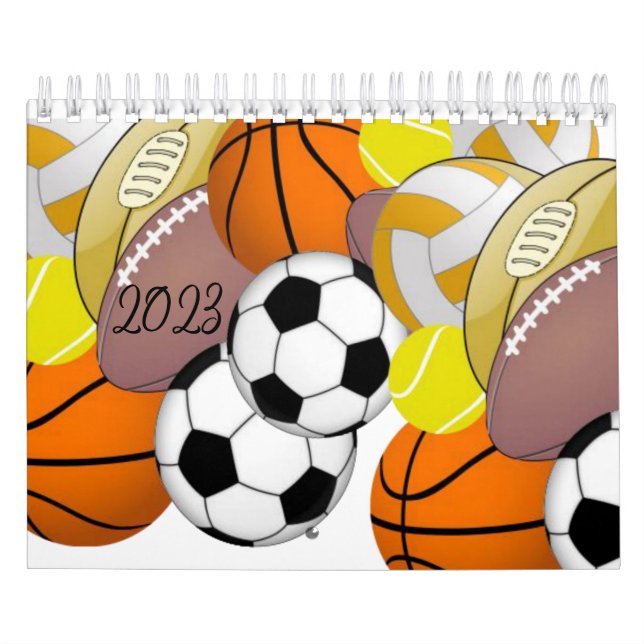 2023 Calendrier Sports Football, Basketball, Footb (Protection)