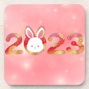 2023, Chinese New Year, Rabbit  Coaster