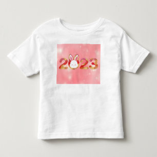 2023, Chinese New Year, Rabbit Toddler T-shirt