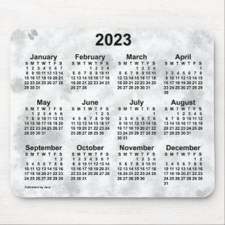 2023 Cloudy Days Calendar by Janz Mouse Pad