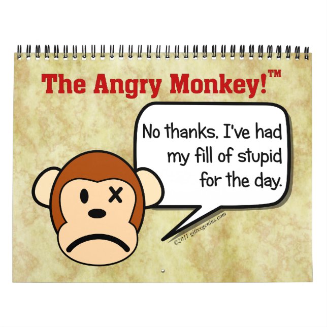 2023 Customized Disgruntled Employee 12 Month Calendar (Cover)