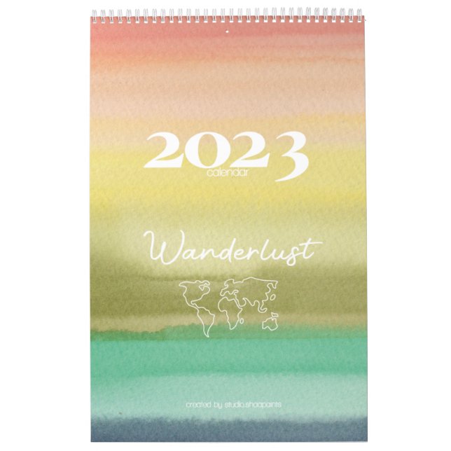 2023 Exclusive Watercolour Calendar (Cover)