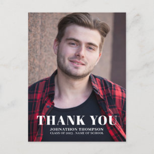2023 Graduation Photo Flat Thank You Card