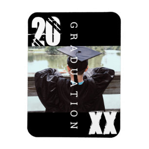 2023 Graduation Typographie Bold Photo Magnet